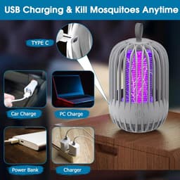Appareille de Moustiques et Insectes Électrique Puissante et Portable Sans Produits Chimiques - صاعق وقاتل البعوض والحشرات 5