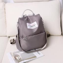 Sac à dos oxford Antivol étanche Pour Femme - Gris 5
