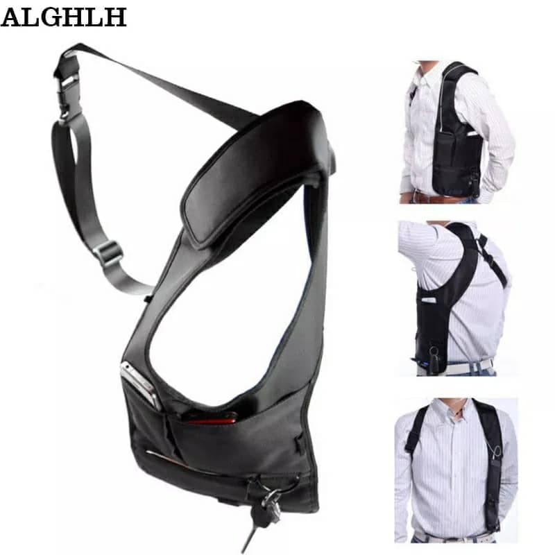 Sacoche  sous-bras Anti-vol Multi-Poche Design Élégant Pour Voyage Quotidien