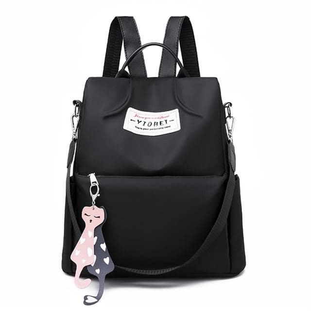 Sac à dos oxford Antivol étanche Pour Femme – Noir