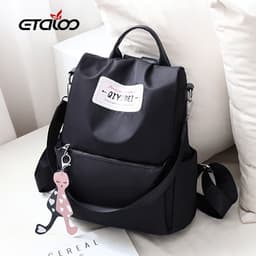 Sac à dos oxford Antivol étanche Pour Femme – Noir 3