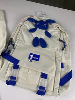 Ensemble de sacs d’école Kawai pour adolescents 4Pcs Lapin X Blanc – محفظة 4 قطع كاواي أبيض  3