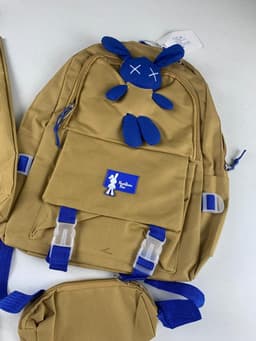 Ensemble de sacs d’école Kawai pour adolescents 4Pcs Lapin X Marron – محفظة 4 قطع كاواي بني  4
