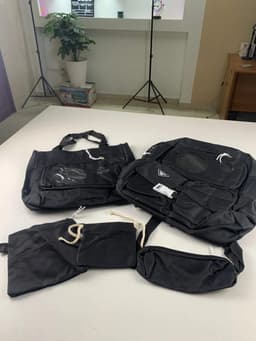 Ensemble de sacs d’école Kawai pour adolescents 5Pcs Guiyu V2 Noir – محفظة 5 قطع كاواي أسود 5
