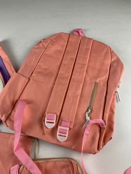 Ensemble de sacs d’école Kawai pour adolescents 5Pcs Guiyu V2 Rose – محفظة 5 قطع كاواي وردي 5