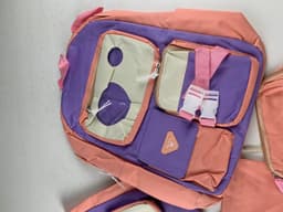 Ensemble de sacs d’école Kawai pour adolescents 5Pcs Guiyu V2 Rose – محفظة 5 قطع كاواي وردي 6