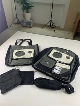 Ensemble de sacs d’école Kawai pour adolescents 5Pcs Guiyu V2 Noir et Gris– محفظة 5 قطع كاواي أسود ورمادي 8