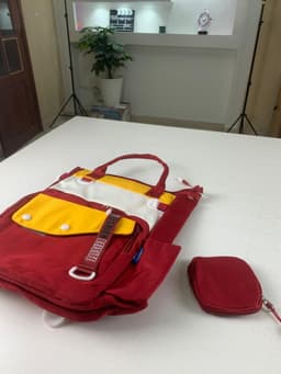 Ensemble de sacs d’école Kawai pour Enfants 2Pcs Avec Pochette Rouge – محفظة 2 قطع كاواي مع محفظة صغيرة أحمر 2