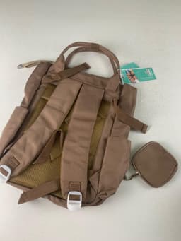 Ensemble de sacs d’école Kawai pour Enfants 2Pcs Avec Pochette Marron – محفظة 2 قطع كاواي مع محفظة صغيرة بني 3