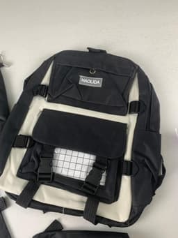 Ensemble de sacs d’école Kawai pour adolescents 4Pcs HAOLIDA V1 Noir – محفظة 4 قطع كاواي أسود 5