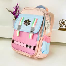 Sac à Dos pour Enfants avec Trousse Assortie 2605 Rose – حقيبة ظهر مدرسية للأطفال مع مقلمة وردي 5