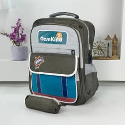 Sac à Dos pour Enfants avec Trousse Assortie 2504 Vert – حقيبة ظهر مدرسية للأطفال مع مقلمة أخضر 4
