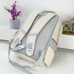 Sac à Dos pour Enfants avec Trousse Assortie KBAG Beige – حقيبة ظهر مدرسية للأطفال مع مقلمة بيج 7