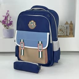 Sac à Dos pour Enfants avec Trousse Assortie KBAG Bleu Nuit V2 – حقيبة ظهر مدرسية للأطفال مع مقلمة أزرق ليلي 3