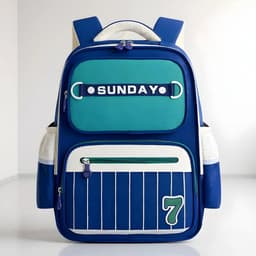 Sac à Dos Scolaire pour Enfants SUNDAY Bleu – حقيبة ظهر مدرسية للأطفال أزرق 2