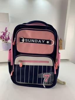 Sac à Dos Scolaire pour Enfants SUNDAY Rose et Bleu – حقيبة ظهر مدرسية للأطفال وردي وأزرق 4