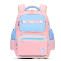 Sac à Dos Scolaire pour Enfants SUNDAY Rose – حقيبة ظهر مدرسية للأطفال وردي 1