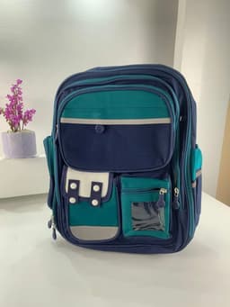 Sac à Dos Enfant pour École primaire de Haute Qualité Bleu et Vert – حقيبة ظهر مدرسية للأطفال أزرق وأخضر 2