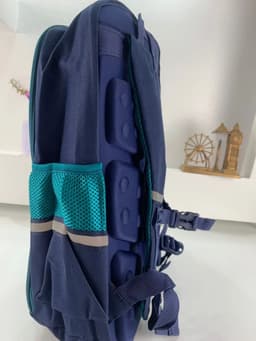 Sac à Dos Enfant pour École primaire de Haute Qualité Bleu et Vert – حقيبة ظهر مدرسية للأطفال أزرق وأخضر 4