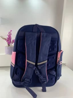 Sac à Dos Enfant pour École primaire de Haute Qualité Bleu et Rose – حقيبة ظهر مدرسية للأطفال أزرق ووردي 3