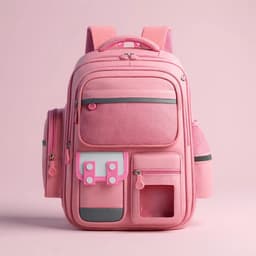 Sac à Dos Enfant pour École primaire de Haute Qualité Rose – حقيبة ظهر مدرسية للأطفال وردي 1