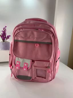 Sac à Dos Enfant pour École primaire de Haute Qualité Rose – حقيبة ظهر مدرسية للأطفال وردي 5