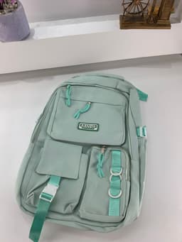 Sacs à dos d’école Style Décontracté XHD Vert- حقيبة ظهر مدرسية أخضر 5