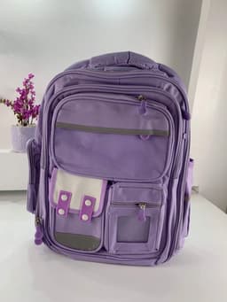 Sac à Dos Enfant pour École primaire de Haute Qualité Mauve – حقيبة ظهر مدرسية للأطفال بنفسجي 6
