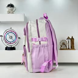 Sacs à dos d’école Style Décontracté Milkshake Mauve – حقيبة ظهر مدرسية بنفسجي 6
