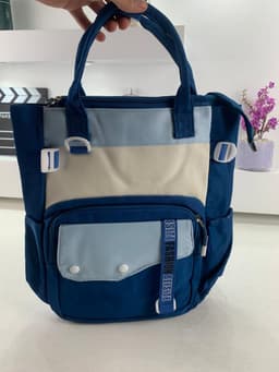 Ensemble de sacs d’école Kawai pour Enfants 2Pcs Avec Pochette Bleu Ciel – محفظة 2 قطع كاواي مع محفظة صغيرة أزرق فاتح 5