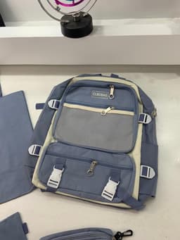 Ensemble de sacs d’école Kawai pour adolescents 4Pcs CLBD V3 Bleu – محفظة 4 قطع كاواي أزرق 6