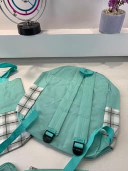 Ensemble de sacs d’école Kawai pour adolescents 4Pcs CLBD V4 Vert – محفظة 4 قطع كاواي أخضر 8