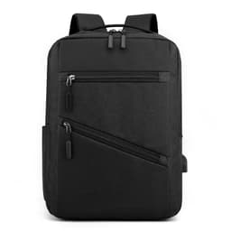 Sac à dos homme avec sac bandoulière et trousse 3en1 noir 127772-5 – محفظة ظهر رجالية 3 قطع أسود 2