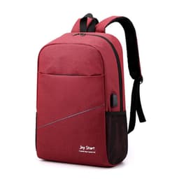 Sac à dos homme avec sac bandoulière et trousse 3en1 rouge 2755-8 – محفظة ظهر رجالية 3 قطع أحمر 2