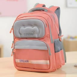 Sac à Dos Scolaire Orthopédique pour Enfants X-SHUAIQI Rose – محفظة مدرسية للأطفال وردي 1