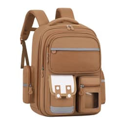 Sac à Dos Enfant pour École primaire de Haute Qualité Marron – حقيبة ظهر مدرسية للأطفال بني 2
