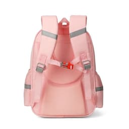Sac à Dos Enfant Ludique avec Plusieurs Compartiment et un Peluche LM-5122 Rose – حقيبة ظهر للأطفال وردي 4