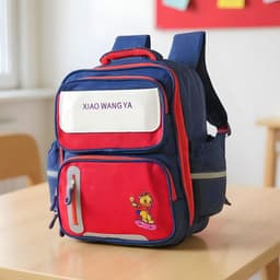 Sac à Dos Scolaire Orthopédique pour Enfants Xiao Wang Ya Bleu et rouge – محفظة مدرسية للأطفال أزرق وأحمر 2