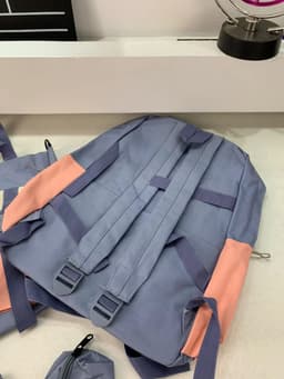 Ensemble de sacs d’école Kawai pour adolescents 5Pcs YISIYUAN Rose et Bleu – محفظة 5 قطع كاواي أزرق ووردي 6