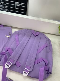 Ensemble de sacs d’école Kawai pour adolescents 4Pcs V3 CLBD Mauve – محفظة 4 قطع كاواي بنفسجي 7