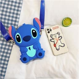Porte-monnaie mignon à motif dessin animé Stitch pour enfants- محفظة نقود للأطفال 6