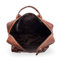 Sac à dos rétro en cuir synthétique pour femme marron - حقيبة ظهر نسائية من الجلد 7