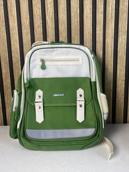 Sac à Dos Scolaire Style Kawaii Grand Volume Tissu Imperméable Vert SACKDS08VT - حقيبة مدرسية بتصميم كاوايي 2