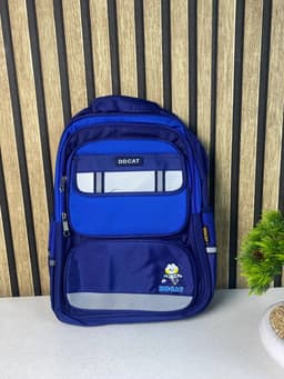 Sac à Dos Scolaire Style Kawaii Grand Volume Tissu Imperméable Bleu SACKDS07B - حقيبة مدرسية بتصميم كاوايي 2