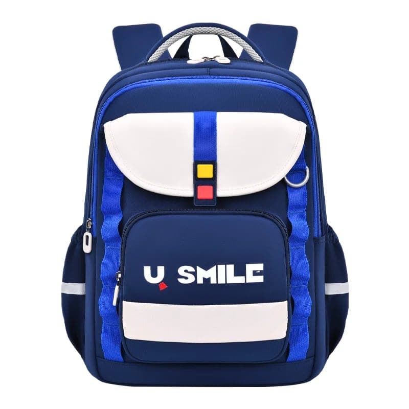 Sac à Dos Scolaire pour Enfnats U-Smile Bleu et Blanc SACKDS09BB - حقيبة مدرسية للأطفال
