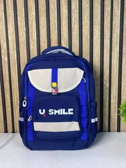 Sac à Dos Scolaire pour Enfnats U-Smile Bleu et Blanc SACKDS09BB - حقيبة مدرسية للأطفال 2