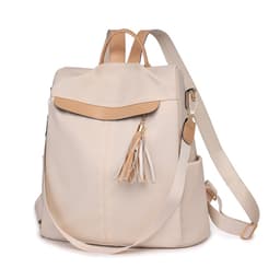 Sac à Dos Femme Élégant et Tendance Style Chic Couleur Beige SACKDS26BG - حقيبة ظهر نسائية عصرية بتصميم أنيق متعددة الاستخدامات 5