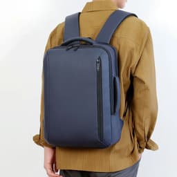 Sac à Dos Business Voyage pour Homme Convertible en Sac à Main Poche Extensible Bleu SACHM01BL - حقيبة ظهر للرجال متعددة الاستخدامات للكمبيوتر المحمول 2