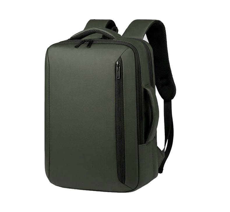 Sac à Dos Business Voyage pour Homme Convertible en Sac à Main Poche Extensible Vert SACHM01V - حقيبة ظهر للرجال متعددة الاستخدامات للكمبيوتر المحمول