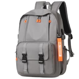 Sac à Dos Ergonomique et Imperméable Port USB Intégré Gris SACHM02G - حقيبة ظهر متعددة الوظائف للعمل والسفر مع منفذ شحن 1